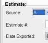 Estimate Tab